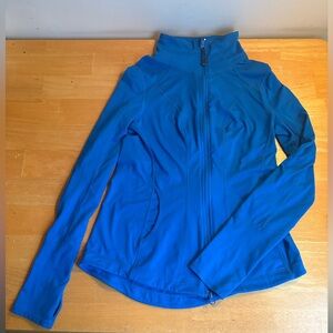 Zella zip up blue athletic jacket women’s size medium